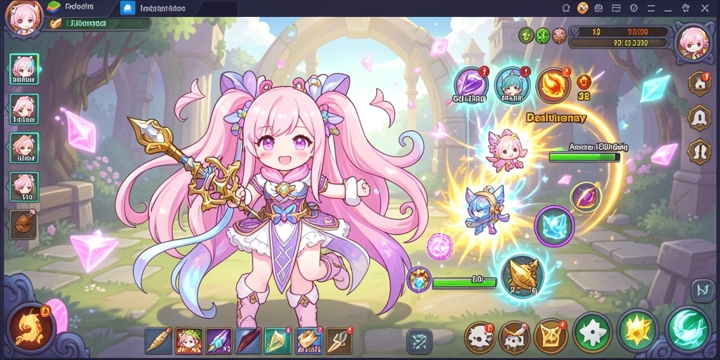 Tampilan awal game yang menarik dan intuitif.
