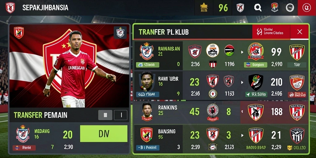 Tampilan layar utama dengan banyak pilihan slot.
