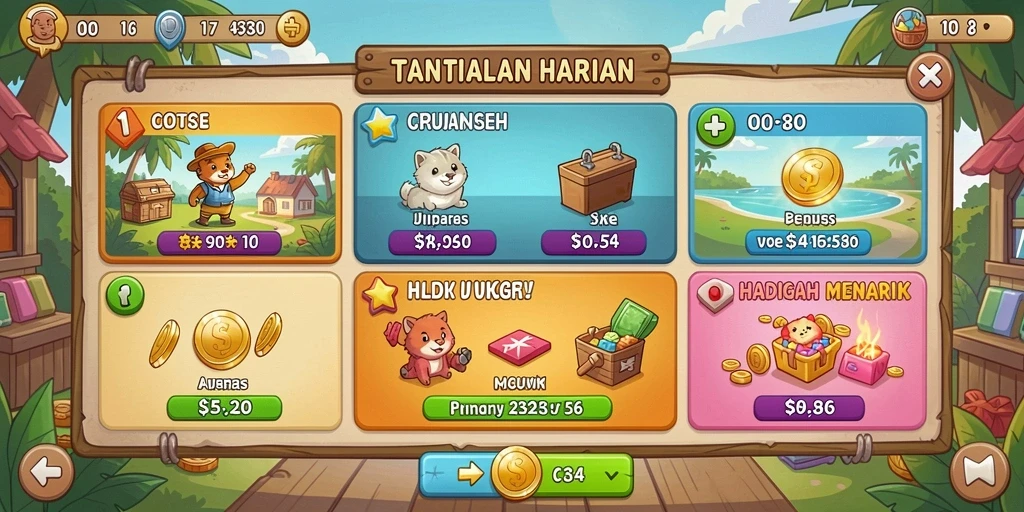 Screenshot dari permainan slot klasik dengan grafik yang memukau.