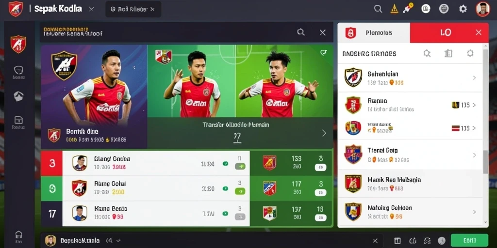 Skrinsot menunjukkan antarmuka utama IDNRAJA yang menarik.