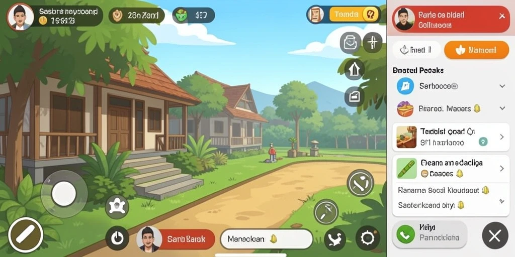 Tampilan antarmuka yang menarik dan mudah digunakan.