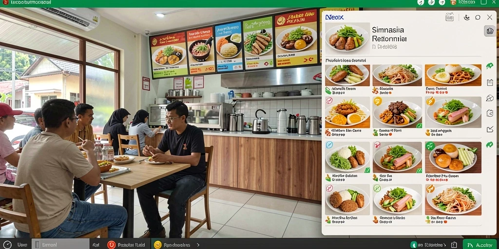 Tampilan antarmuka yang sederhana dan menarik.