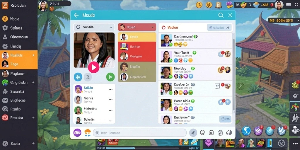 Screenshot menunjukkan mode permainan menantang yang seru.