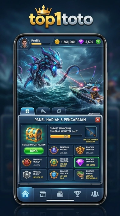 Galeri pratinjau visual top1toto build APK resmi terbaru
